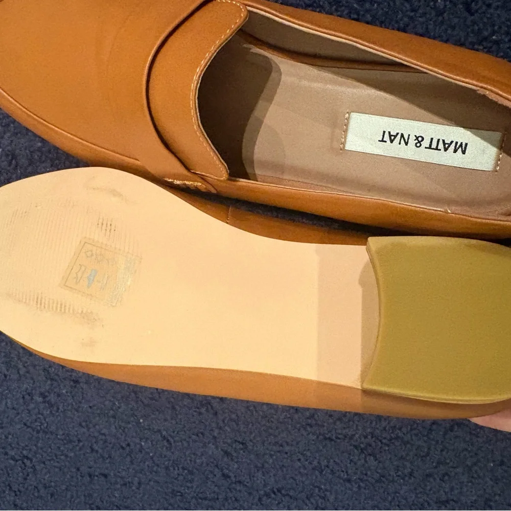 Matt & Nat cognac brown Loafers - Picture 3 of 4